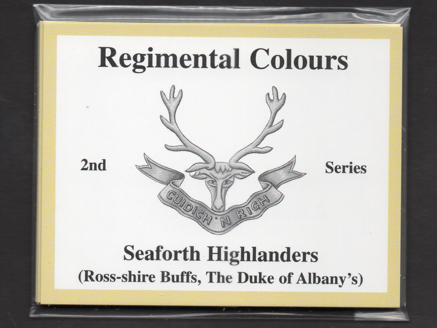 Seaforth Highlanders (Ross-shire Buffs, The Duke of Albany's) 2nd Series - 'Regimental Colours' Trade Card Set by David Hunter - Click Image to Close